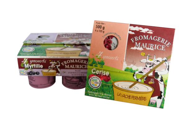 creme dessert cerise ou myrtille fromagerie maurice